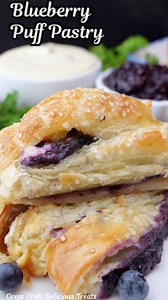 2K views · 4 comments | This flaky blueberry puff pastry is an...