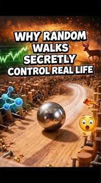 “Why Random Walks Secretly Control Real Life” #randomwalk #mathexplained #shorts #mindblown