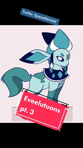 Forgot to mention ir but this 2nd stages name is Blizzareon! #art #anime #viral #pokemon #eeveelution #glaceon #speedpaint