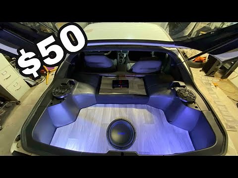 Cheap DIY Custom Trunk Set Up!!