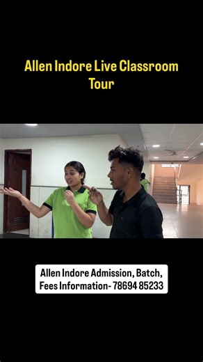 Allen Live Classroom Tour #allen #indore #allenkota #allentestseries