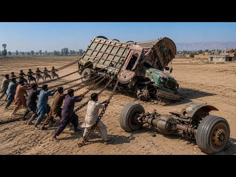 Brake Failure Nightmare! Front Axle, Springs & Suspension Destroyed — Full Truck Restoration