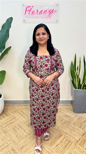 Floranza Fashion Boutique on Instagram: "Florista top n bottom in cotton Slit pattern Yoke with pintucks n different patch Cotton lining Length 46 inches Bottom Loose fit Full waist elastic Length 38 inches Product Code : 3291 Price : 1050-1100 Sizes : M-4XL Disclaimer: There Will Be Slight Differences In Colour Due To Lighting Or Your Device Display Settings. Those who would like to shop our exclusive handpicked store collections, we having a video call shopping facility. 📌Available only with 