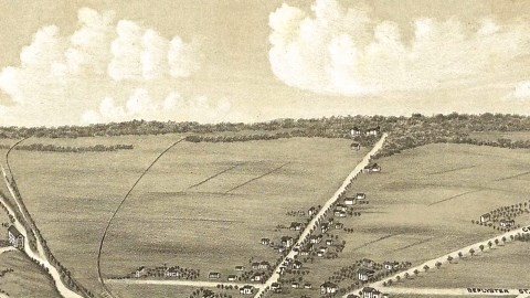 Old Map of Kent, Portage County, Ohio, USA } museum Quality Print - Etsy