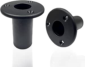 Folding Pontoon Ladders Insert Plugs - 1" Boat Yacht Hook Extra Cup Mount Replace Accessories for Telescoping Ladder Tube, 2 Pcs