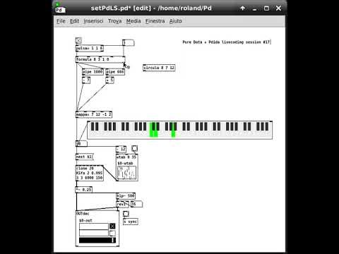 Live Coding: Generative Patching with Pure Data & Pdida