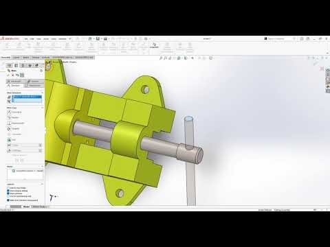 Mechanical Design: Bench Vise in SolidWorks