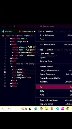 Ordered List in HTML Explained 💡 Beginner Friendly | #shorts #ytshorts