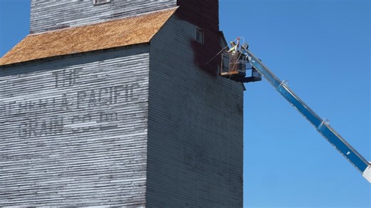 Restoration of historic Alberta grain elevator underway