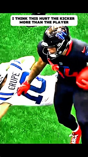 He did more damage to himself!😂