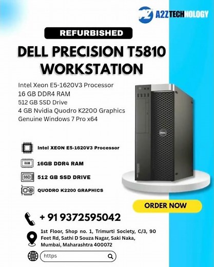 💪Workstation Beast on a Budget – Dell Precision T5810 Refurbished Deal! With 3 Month's Warranty .