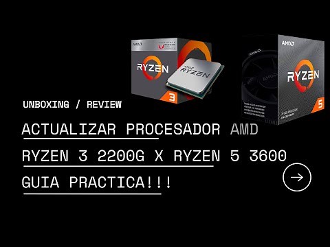 Como actualizar un Procesador Ryzen AMD en español.