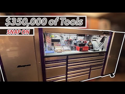 Whats inside this $40,000 Snap on Tool Cabinet set?