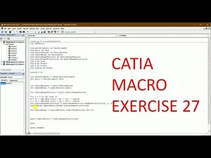 Catia macro to save file using VBA
