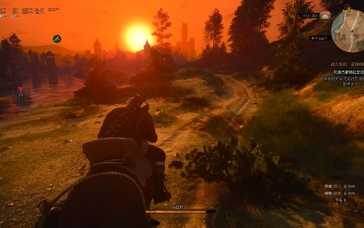 4070玩巫师三性能光追+dlss2平衡+dlss3