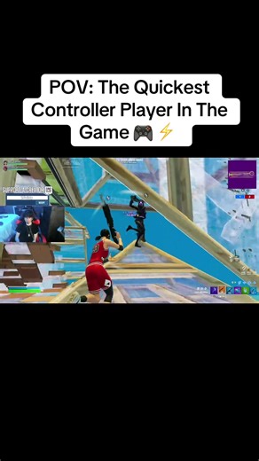 Quickest Controller Player POV in Fortnite Gameplay