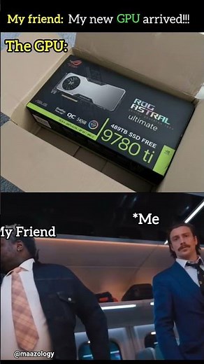 "My new GPU arrived."💀 #pcgaming #benchmark #rtx5050 #gtx1080ti