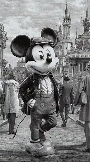 Mickey Mouse Walking in the Real World 🌍✨ Disney Magic Comes Alive!