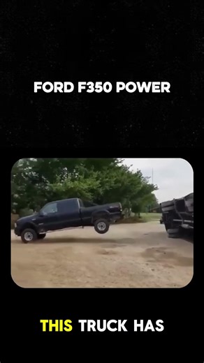 Ford F350 is insanely powerful