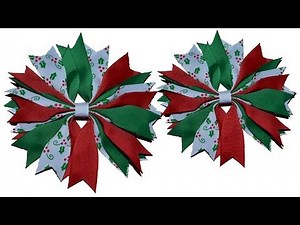 How To Make A Ribbon Spike Pinwheel Hair Bow Tutorial