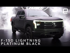 Ford F-150 Lightning Platinum Black first look: A menacing new trim for Ford’s flagship EV truck