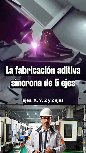 La fabricación aditiva síncrona de 5 ejes combina la impresión 3D #tornocnc #cnc #cncsoftware