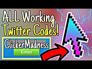 😈Clicker Madness! [NEW!] ALL WORKING TWITTER CODES! BRAND NEW RELEASE INSANE MULTIPLIERS 🔴ROBLOX🔴