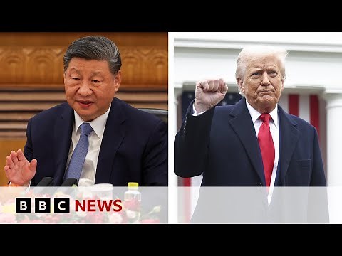 US markets tumble as President Trump says China 'played it wrong' in tariffs retaliation | BBC News