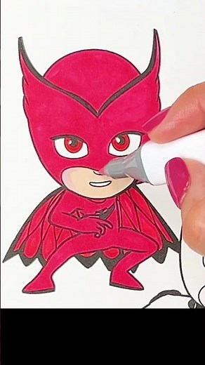 PJ Masks Coloring Pages #shorts