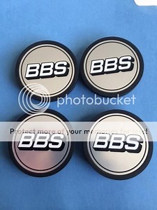 NOS set of 4 BBS RA Plastic Center caps PN 09 23 065...