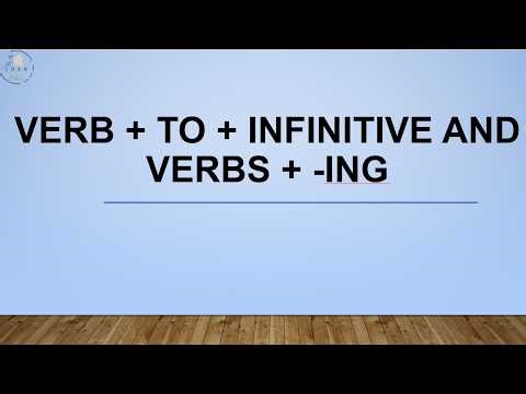 A1 English Grammar Lesson 20 | Verb + To + Infinitive & Verb + -ing | Learn English with Aime