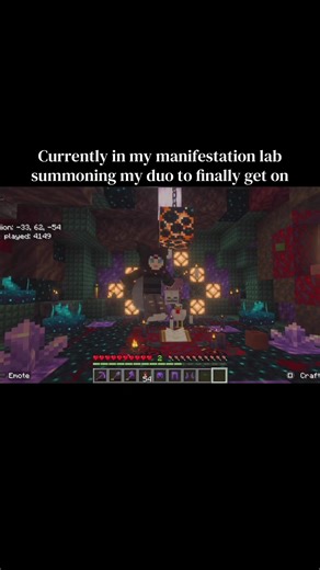 In here manifesting success and minor inconveniences for my enemies #minecraft #manifestation #minecraftmemes #gaming #fyp