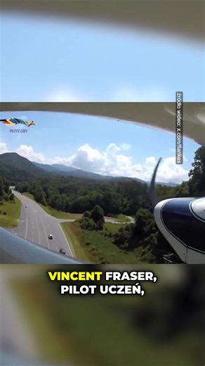 PILOT ŁADOWAŁ NA AUTOSTRADZIE