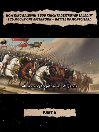 How King Baldwin’s 500 Knights Destroyed Saladin’s 26,000 In One Afternoon - Battle Of Montgisard P6 #mystery #history #subconscious #creepy #unbelievable