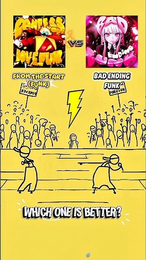 BAD ENDING FUNK VS FROM THE START (FUNK) [FUNK BATTLE]#phonk #funk #battle #music #song #fyp
