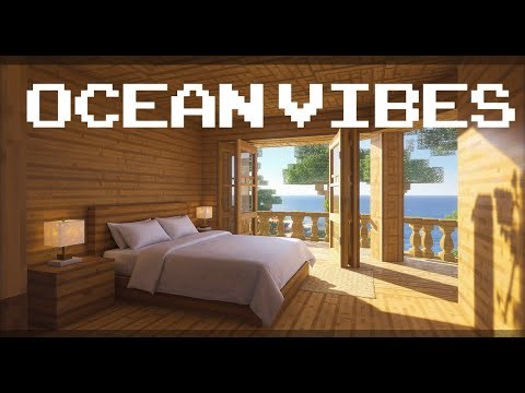 a quiet room above the sea… (minecraft lofi music + calm ocean breeze)