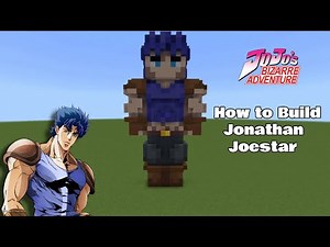 Minecraft | How To Build a Jonathan Joestar Statue From (JoJo's Bizarre Adventure)