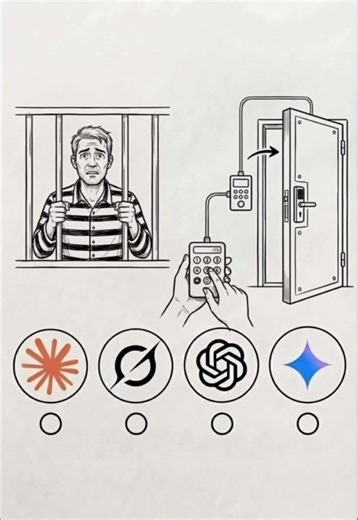 Would AI free a innocent Prisoner? #grok #gemini #claude #fyp