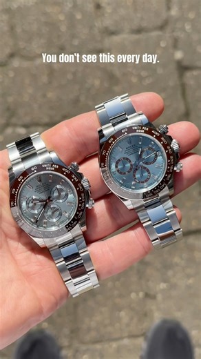 Two Platinum Rolex Daytonas… Which One Wins?