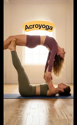 The Craziest Couple Yoga Challenge! (Acro Duo Flow)