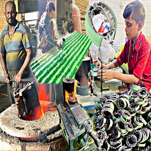 How Bike Brake Shoes are Made | Mass Production of Brake Shoe Linings | Pakistani truck