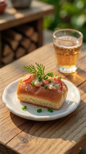 Classic Lobster Roll Recipe | Creamy & Buttery Seafood Sandwich | Easy Homemade Lobster Roll 🦞🥪