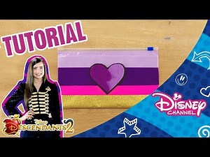 Craft Tutorial: Evie's Pencil Case | Descendants 2 🍎 | Disney Channel | Disney Arabia