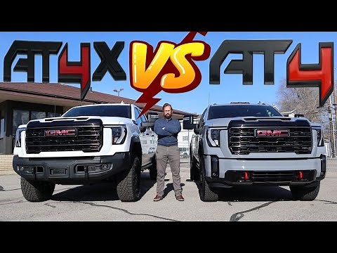 2024 GMC Sierra HD AT4X vs 2024 GMC Sierra HD AT4: Which $100,000 Truck Is Best?