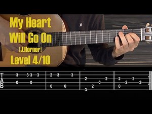 My Heart Will Go On [Titanic]. Fingerstyle. Guitar Tutorial with Tabs