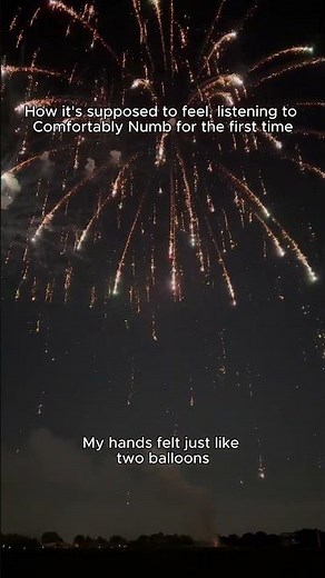 A visual representation of how one should feel listening to 'Comfortably Numb' for the first time.