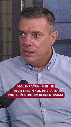 Moj e-Račun(Mer) je registriran kod HNB-a te podliježe strogim regulativama - Marko Emer u Špici