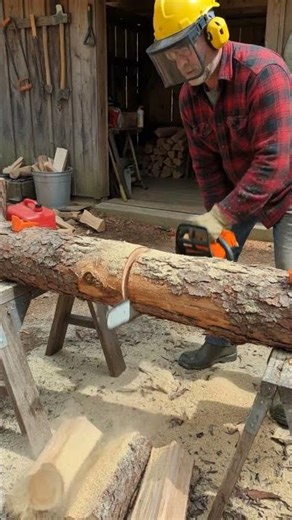 This timber cracks louder than thunder 💥🔥