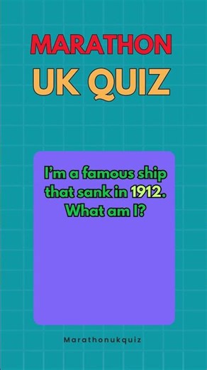 🇬🇧 UK History Quiz 😱 | Church of England ⛪ & Titanic 🛳️ | Guess in 5/10 Sec! ⏳🔥. #ukquiz