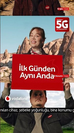 81 İl, 922 İlçe Aynı Anda 5G ile Buluşabilir mi? Vodafone’luysa İlk Günden Buluşur!